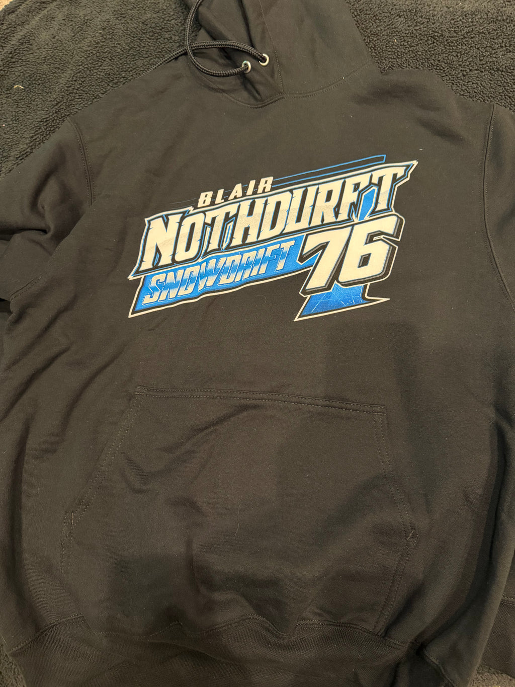 Black Hooded Sweatshirt